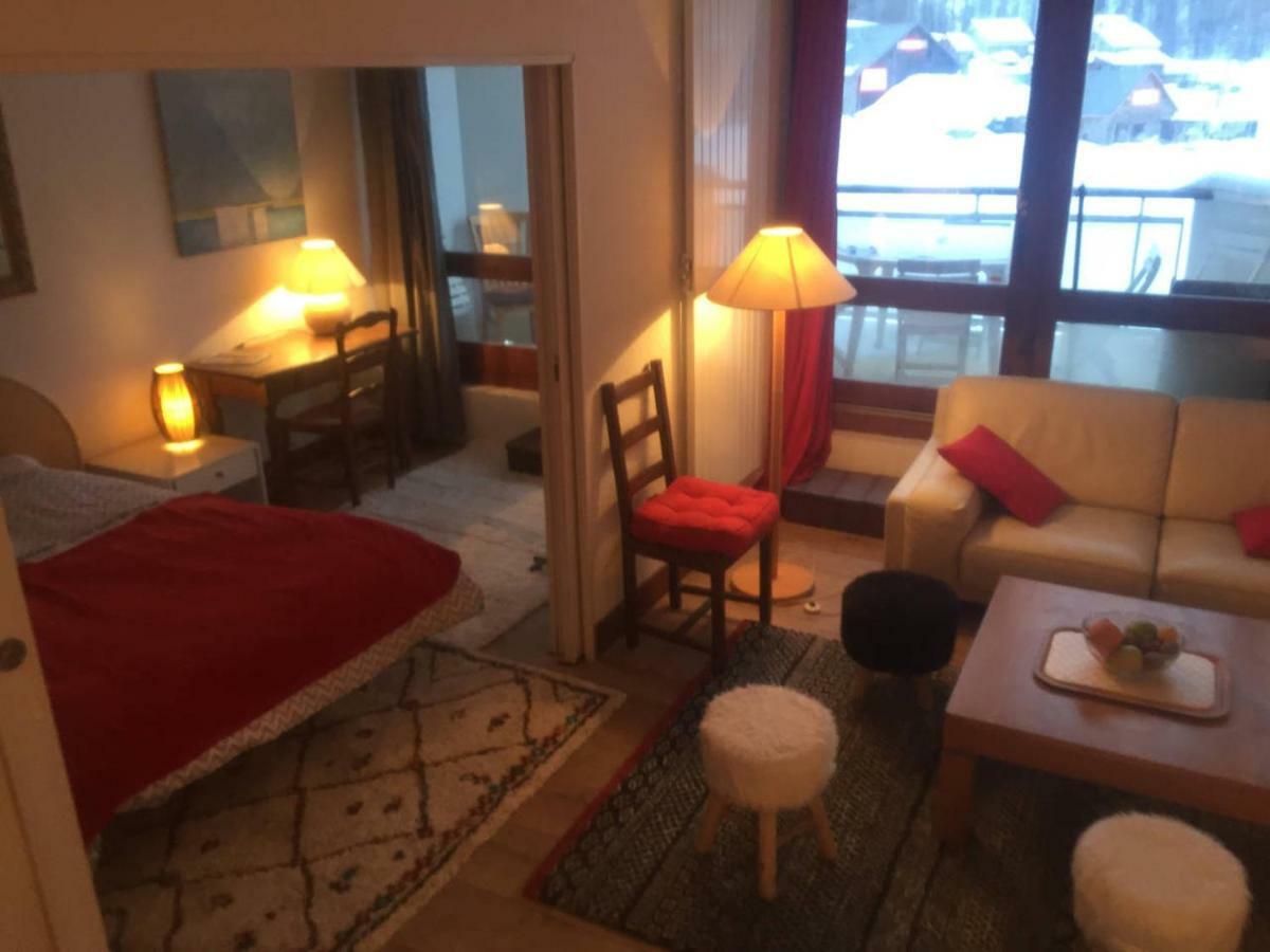 Chaleureux 3 pièces 50m² plein sud avec grande terrasse au pied des pistes à Isola 2000 Apartamento Exterior foto