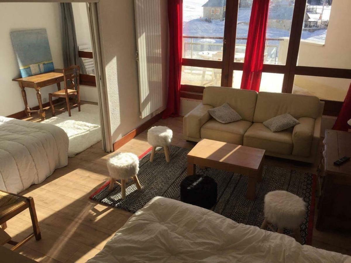 Chaleureux 3 pièces 50m² plein sud avec grande terrasse au pied des pistes à Isola 2000 Apartamento Exterior foto
