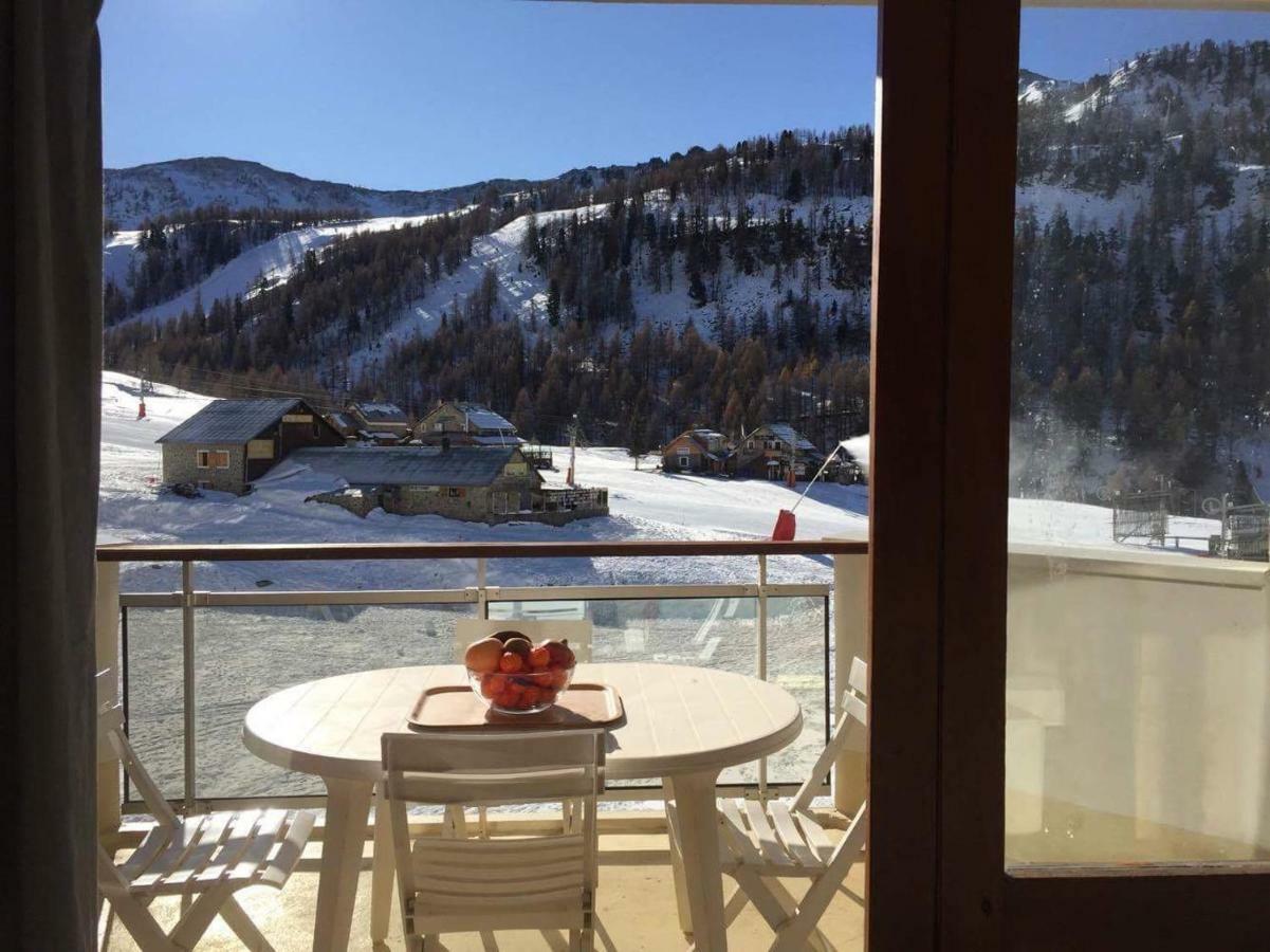 Chaleureux 3 pièces 50m² plein sud avec grande terrasse au pied des pistes à Isola 2000 Apartamento Exterior foto