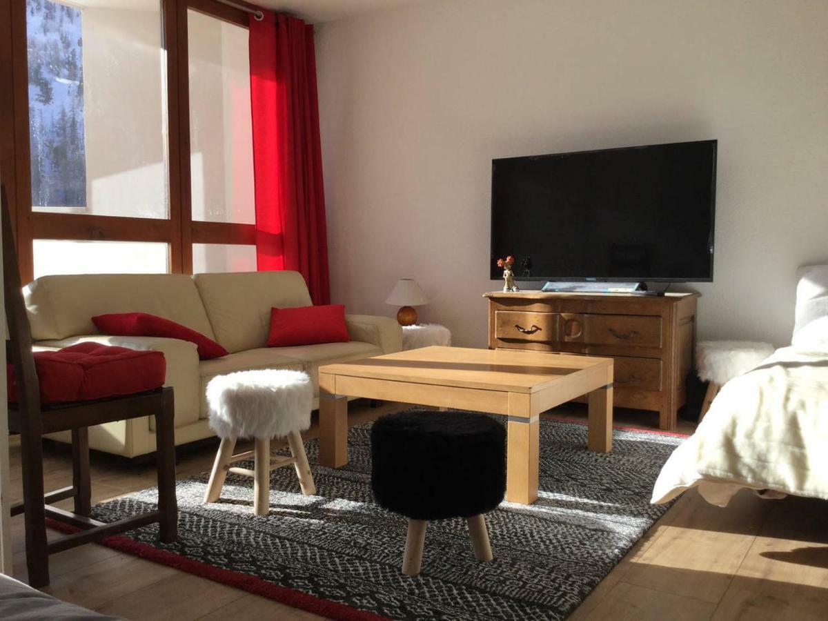 Chaleureux 3 pièces 50m² plein sud avec grande terrasse au pied des pistes à Isola 2000 Apartamento Exterior foto