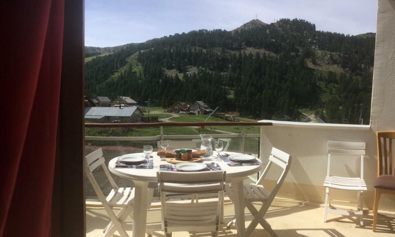 Chaleureux 3 pièces 50m² plein sud avec grande terrasse au pied des pistes à Isola 2000 Apartamento Exterior foto