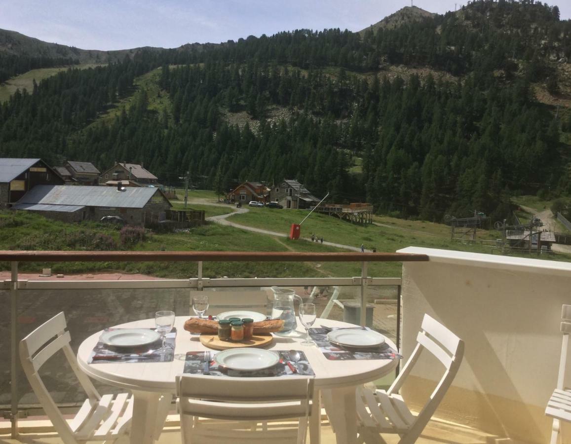 Chaleureux 3 pièces 50m² plein sud avec grande terrasse au pied des pistes à Isola 2000 Apartamento Exterior foto