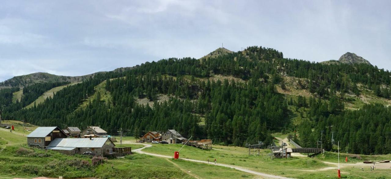 Chaleureux 3 pièces 50m² plein sud avec grande terrasse au pied des pistes à Isola 2000 Apartamento Exterior foto